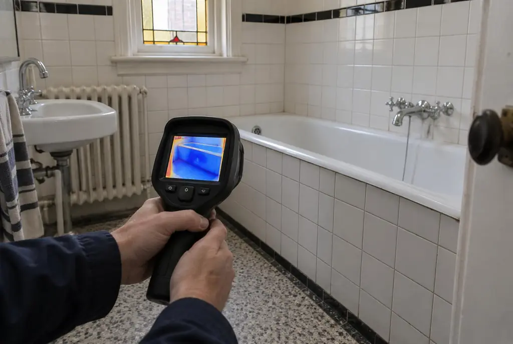 Lekdetectie De Bilt – onderzoek in een badkamer van een oudere woning