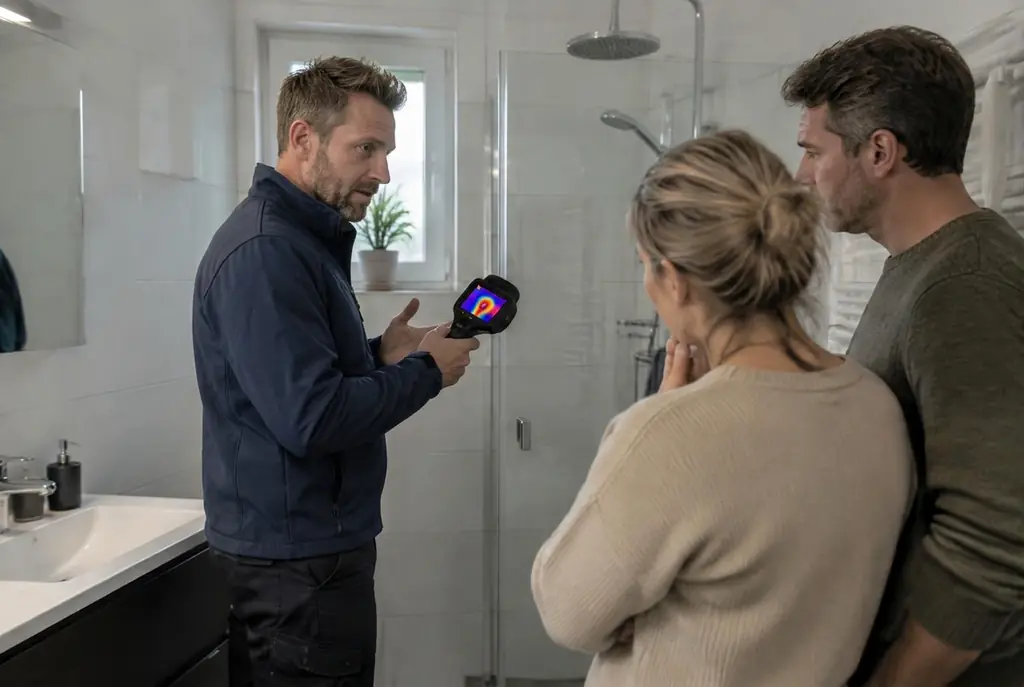 Lekdetectie De Bilt – specialist legt bevindingen uit aan bewoner